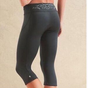 Athleta Black Cycling Shorts Spin Knicker Sz Small